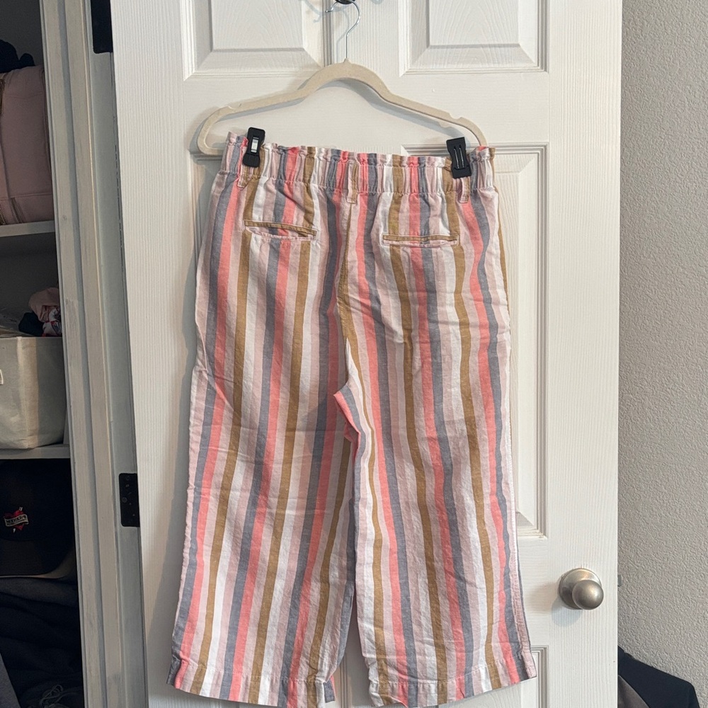 Goodthreads Multicolor Striped Cropped Pants